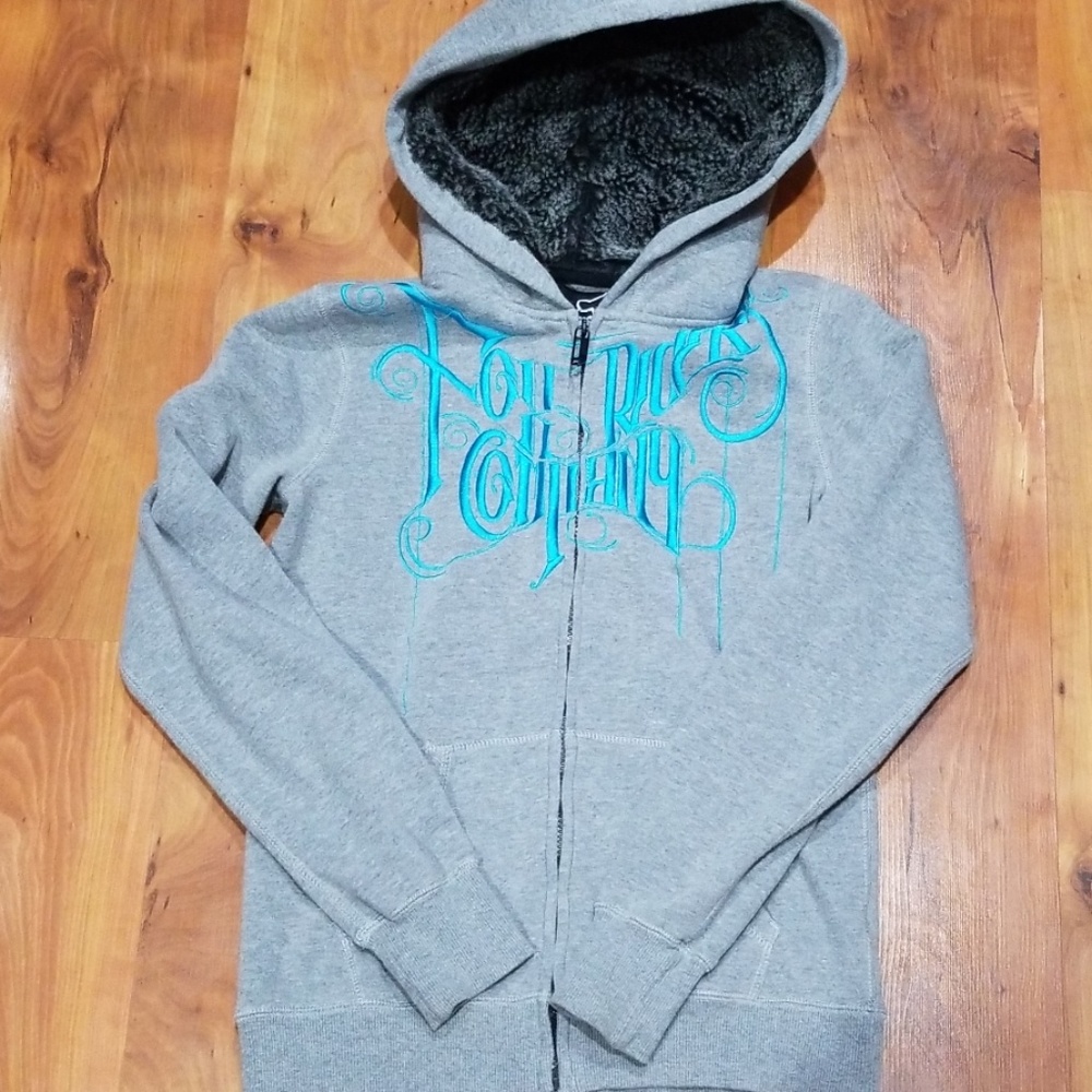 Fox Riders Company Gray Fleece
